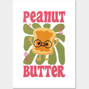 Funny Peanut Butter Sandwiches Posters and Art